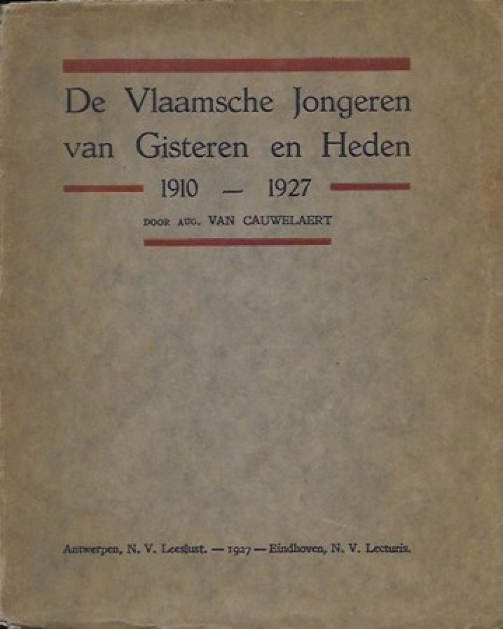 Bloemlezing uit 1927, waarin Gerard Walschap (1898-1989) is opgenomen, 16 x 19,5 cm